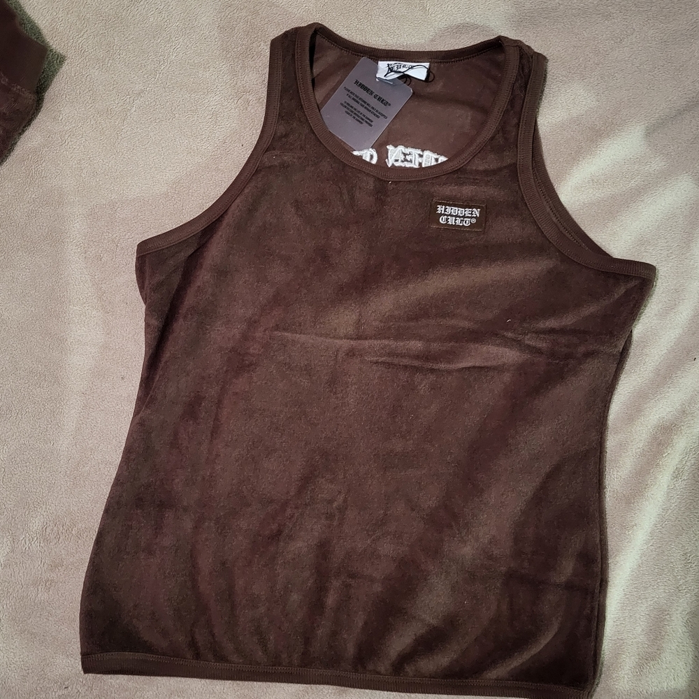 Hidden Cult Chocolate Terry Tank Top